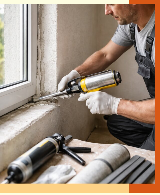 Герметизация стыков и примыканий в Белове от 1303 руб. под ключ | ТепломастерБлв