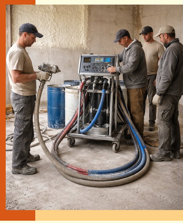 Аренда установки для напыления ППУ в Белове на выгодных условиях